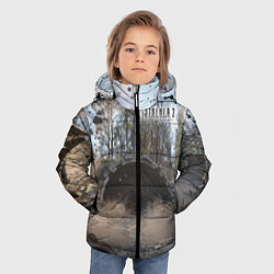 Куртка зимняя для мальчика STALKER 2 тоннель, цвет: 3D-красный — фото 2