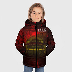 Куртка зимняя для мальчика STALKER 2 подземная лаборатория, цвет: 3D-светло-серый — фото 2
