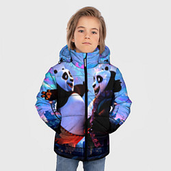 Куртка зимняя для мальчика Кунг-фу Панда Friend, цвет: 3D-черный — фото 2