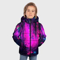 Куртка зимняя для мальчика Эфемерный камуфляж, цвет: 3D-красный — фото 2