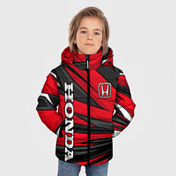 Куртка зимняя для мальчика Red sport - honda, цвет: 3D-черный — фото 2