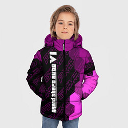 Куртка зимняя для мальчика GTA 6 pro gaming по-вертикали, цвет: 3D-черный — фото 2