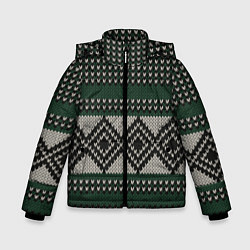 Куртка зимняя для мальчика Свитер Вовы Адидаса, цвет: 3D-светло-серый