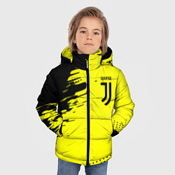 Куртка зимняя для мальчика Juventus спортивные краски, цвет: 3D-светло-серый — фото 2