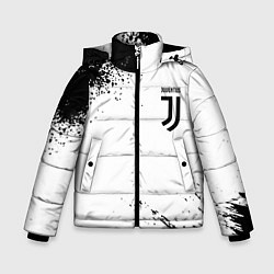 Куртка зимняя для мальчика Juventus sport color black, цвет: 3D-светло-серый