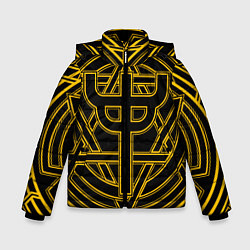 Куртка зимняя для мальчика Invincible Shield icon - Judas Priest, цвет: 3D-черный
