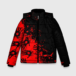 Куртка зимняя для мальчика Death Stranding game, цвет: 3D-черный
