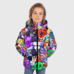 Куртка зимняя для мальчика Brawl Stars game color, цвет: 3D-черный — фото 2