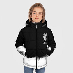 Куртка зимняя для мальчика Liverpool текстура, цвет: 3D-светло-серый — фото 2