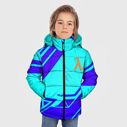 Куртка зимняя для мальчика Half life фримен гейм, цвет: 3D-черный — фото 2