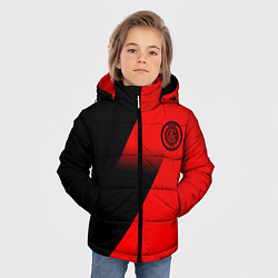 Куртка зимняя для мальчика Inter geometry red sport, цвет: 3D-красный — фото 2