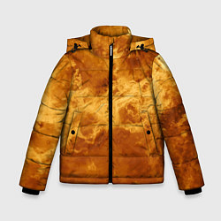 Куртка зимняя для мальчика Лава Венеры - star dust, цвет: 3D-красный