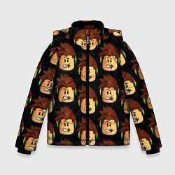 Куртка зимняя для мальчика Игра Роблокс, цвет: 3D-черный