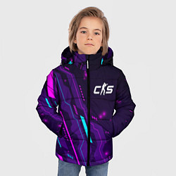 Куртка зимняя для мальчика Counter-Strike 2 neon gaming, цвет: 3D-черный — фото 2
