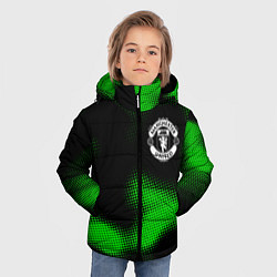 Куртка зимняя для мальчика Manchester United sport halftone, цвет: 3D-черный — фото 2