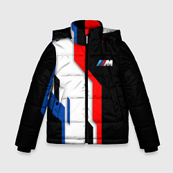 Куртка зимняя для мальчика BMW - униформа, цвет: 3D-черный