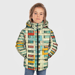 Куртка зимняя для мальчика Яркая панелька, цвет: 3D-черный — фото 2