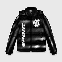 Куртка зимняя для мальчика Fiat sport metal, цвет: 3D-черный