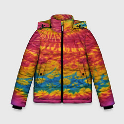 Куртка зимняя для мальчика Тай-даечка, цвет: 3D-светло-серый