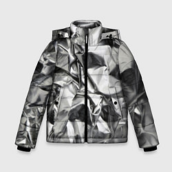 Куртка зимняя для мальчика Фольгой обмотанный, цвет: 3D-светло-серый