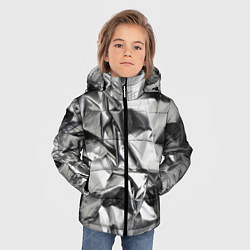 Куртка зимняя для мальчика Фольгой обмотанный, цвет: 3D-красный — фото 2