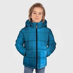 Куртка зимняя для мальчика Minecraft water cubes, цвет: 3D-светло-серый — фото 2