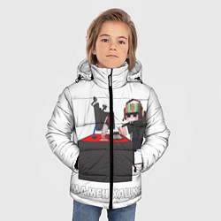 Куртка зимняя для мальчика МАМЕН ХАЦКЕР, цвет: 3D-красный — фото 2