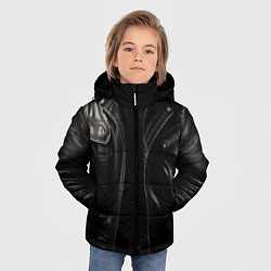 Куртка зимняя для мальчика Косуха терминатора чёрная, цвет: 3D-черный — фото 2