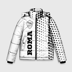 Куртка зимняя для мальчика Roma sport на светлом фоне по-вертикали, цвет: 3D-черный