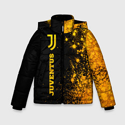 Зимняя куртка для мальчика Juventus - gold gradient по-вертикали