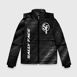 Куртка зимняя для мальчика Sally Face metal game lines, цвет: 3D-черный