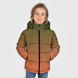 Куртка зимняя для мальчика Абстрактный градиент, цвет: 3D-черный — фото 2