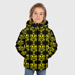 Куртка зимняя для мальчика One piece pirate king pattern, цвет: 3D-светло-серый — фото 2