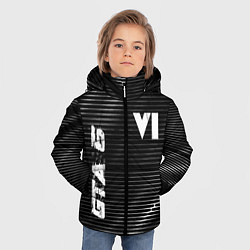 Куртка зимняя для мальчика GTA 6 metal game lines, цвет: 3D-черный — фото 2