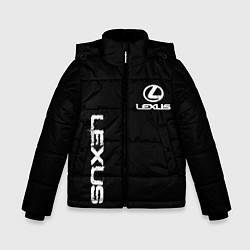 Куртка зимняя для мальчика Lexus white logo auto, цвет: 3D-красный