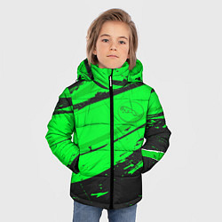 Куртка зимняя для мальчика Jaguar sport green, цвет: 3D-черный — фото 2