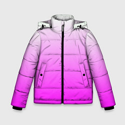 Куртка зимняя для мальчика Gradient color pink, цвет: 3D-красный