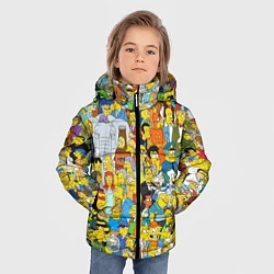 Куртка зимняя для мальчика Simpsons Stories, цвет: 3D-светло-серый — фото 2