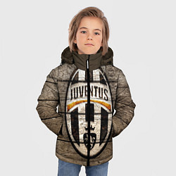Куртка зимняя для мальчика Juventus, цвет: 3D-черный — фото 2