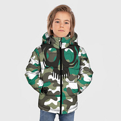 Куртка зимняя для мальчика Камуфляж, цвет: 3D-светло-серый — фото 2
