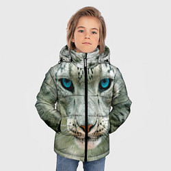 Куртка зимняя для мальчика Снежный барс, цвет: 3D-черный — фото 2