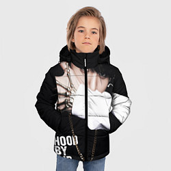 Куртка зимняя для мальчика BTS: Hood by air, цвет: 3D-светло-серый — фото 2