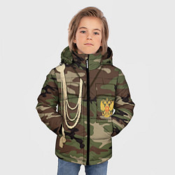 Куртка зимняя для мальчика Униформа дембеля, цвет: 3D-черный — фото 2