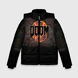 Куртка зимняя для мальчика DOOM Fire, цвет: 3D-красный