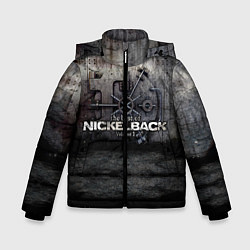 Куртка зимняя для мальчика Nickelback Repository, цвет: 3D-черный
