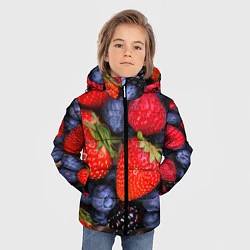 Куртка зимняя для мальчика Berries, цвет: 3D-светло-серый — фото 2