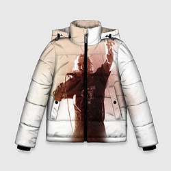 Куртка зимняя для мальчика Горшок, цвет: 3D-красный