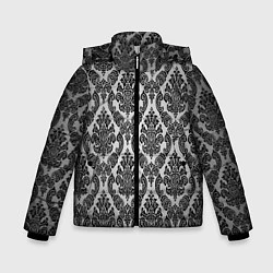Куртка зимняя для мальчика Гламурный узор, цвет: 3D-черный