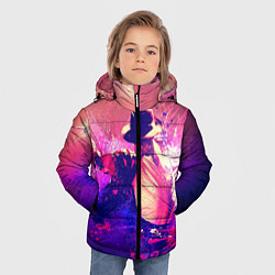 Куртка зимняя для мальчика Michael Jackson: Moon, цвет: 3D-светло-серый — фото 2