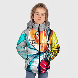 Куртка зимняя для мальчика One Punch Man Rage, цвет: 3D-черный — фото 2